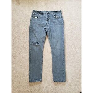 Levi's 501 XX Women's Jeans Bottons Fly Distressed Faded Black Size W32 L30 B